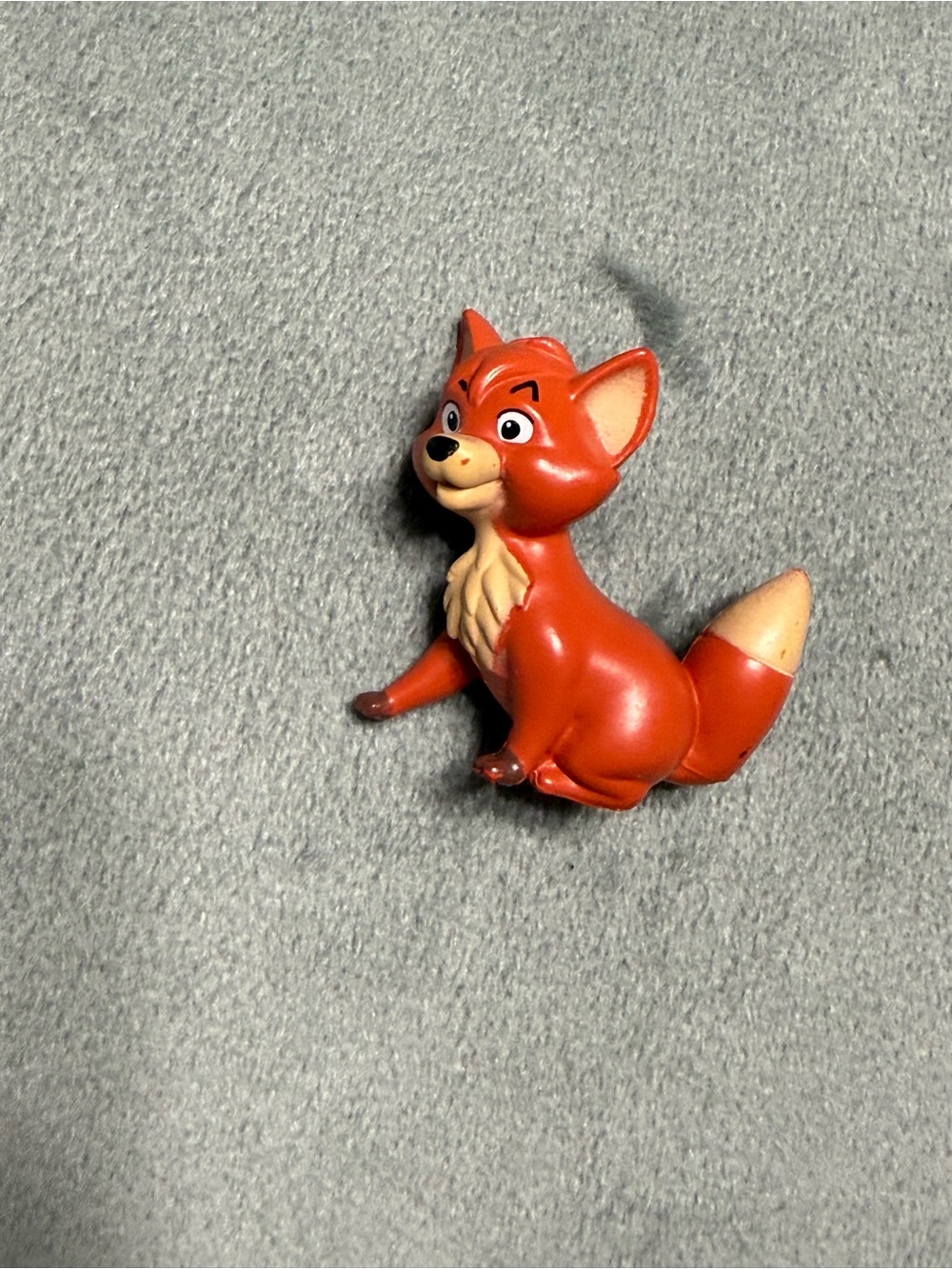 Vintage Disney The Fox & The Hound Tod Fox PVC Figure